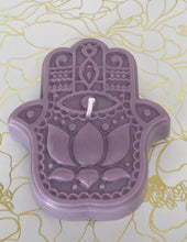 Load image into Gallery viewer, Lotus hand candle