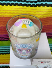 Load image into Gallery viewer, Sugar skull candle