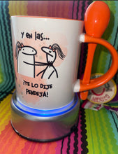 Load image into Gallery viewer, Te lo dije  mug with spoon