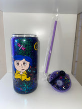 Load image into Gallery viewer, Coraline Snow globe tumbler