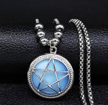 Load image into Gallery viewer, Moonstone Stainless Steel Necklaces & Pendants