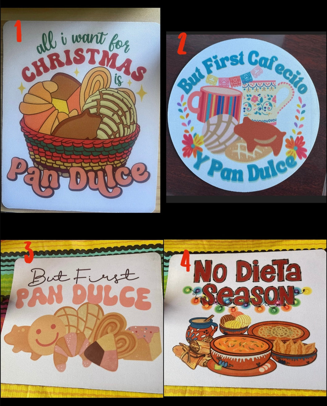 Pan dulce mousepad