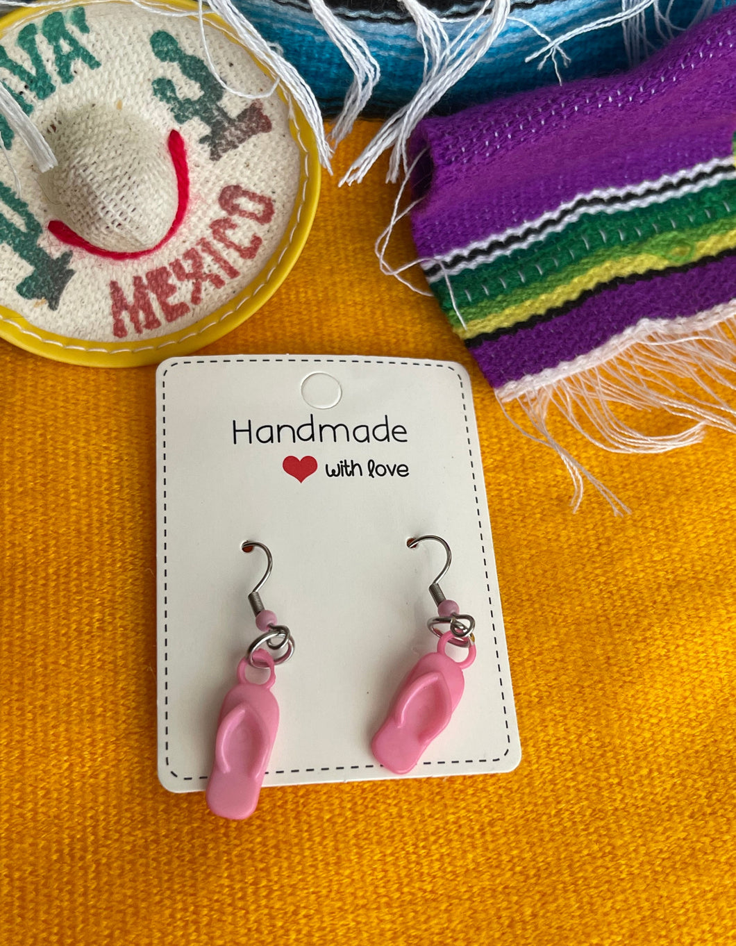 Mini chancla earrings