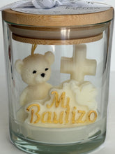 Load image into Gallery viewer, Bear baptism candle
