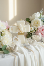 Load image into Gallery viewer, Baptism cross candle
