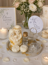 Load image into Gallery viewer, Sacred family baptism set candle

