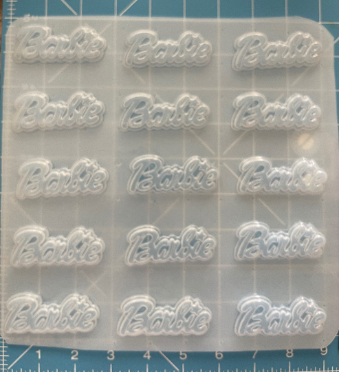 Doll Word Mold Sheet