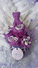 Load and play video in Gallery viewer, Pink Talavera mug candle bouquet
