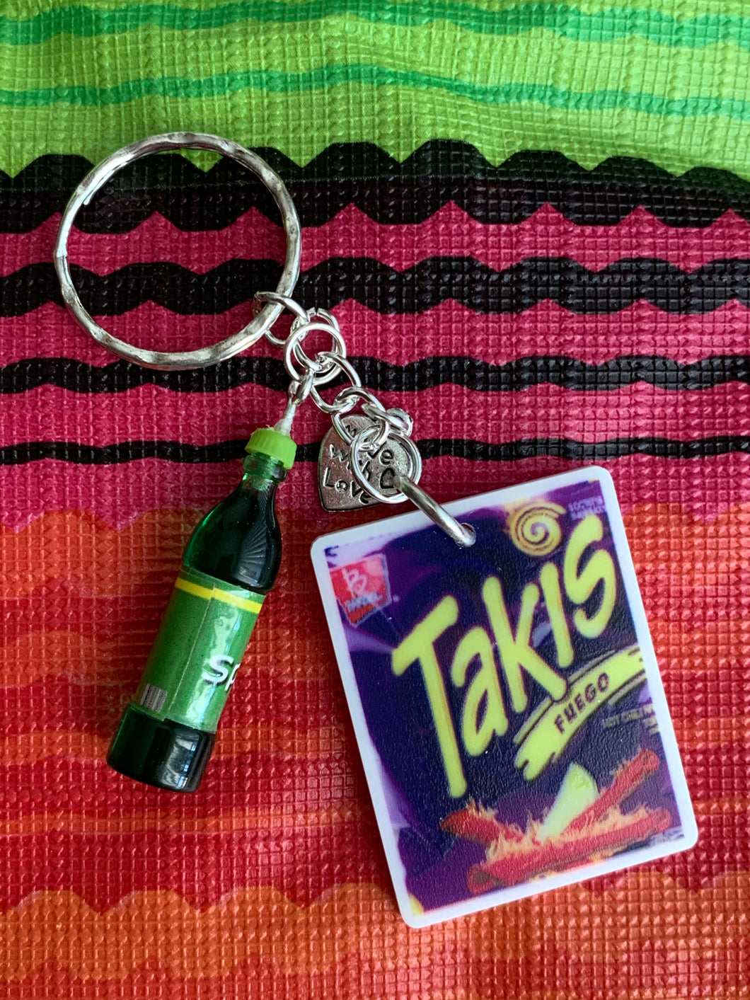 Miniature Chips Keychain