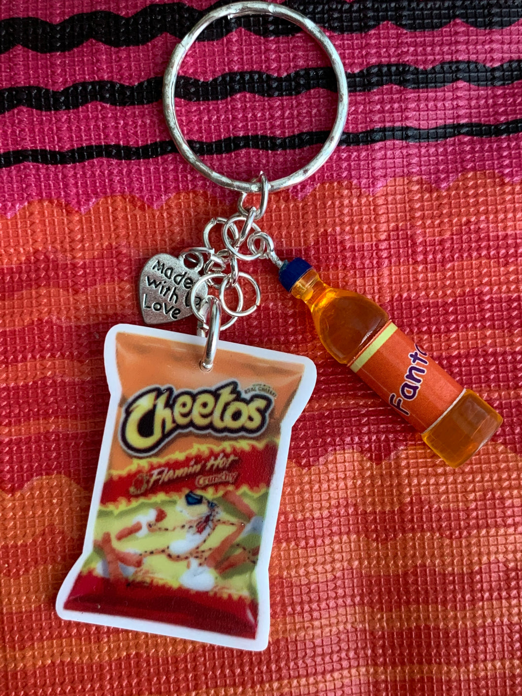 Miniature Chips Keychain