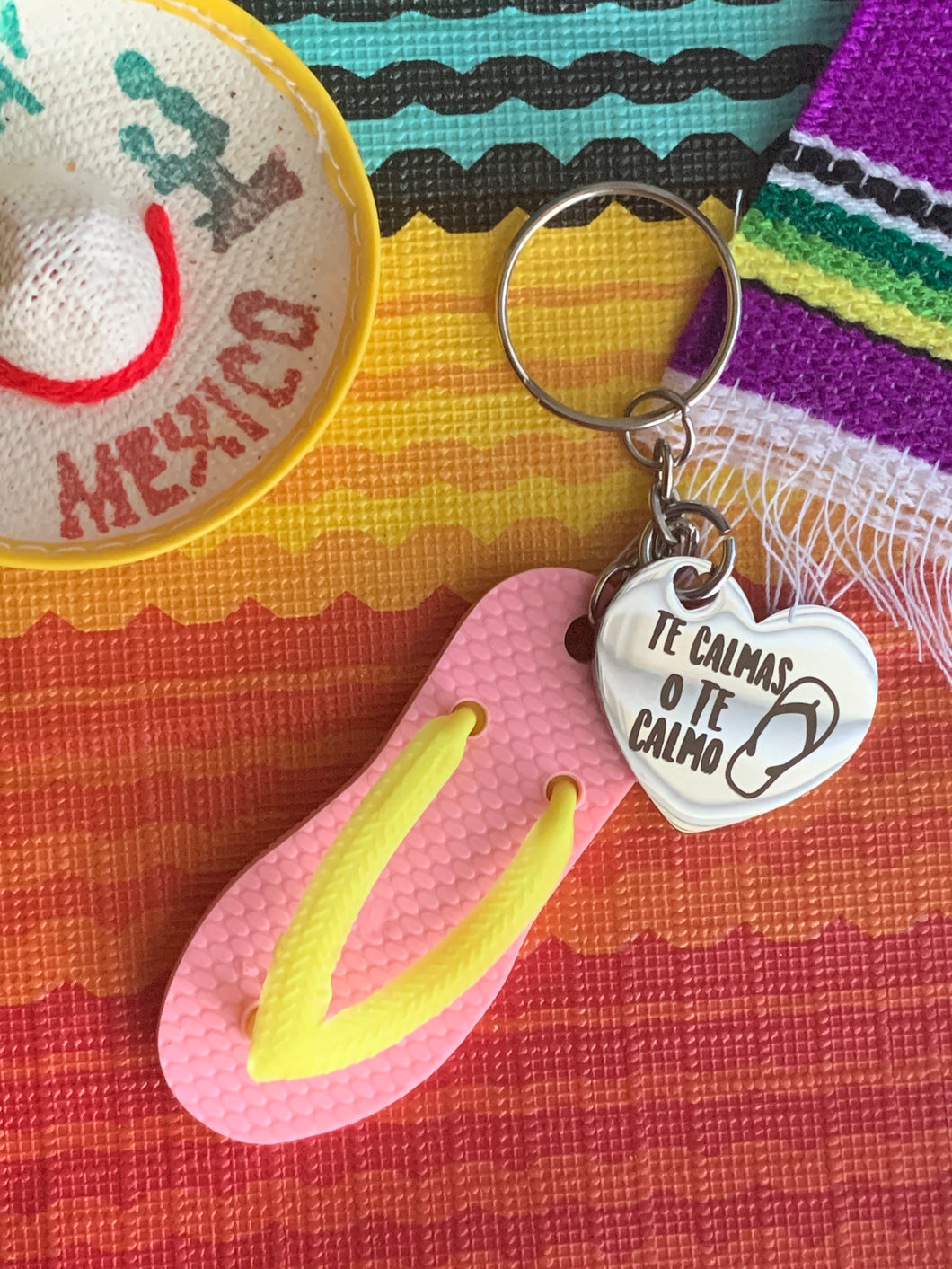 Chancla Keychain