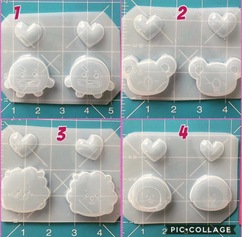 Kawaii Cartoon Molds