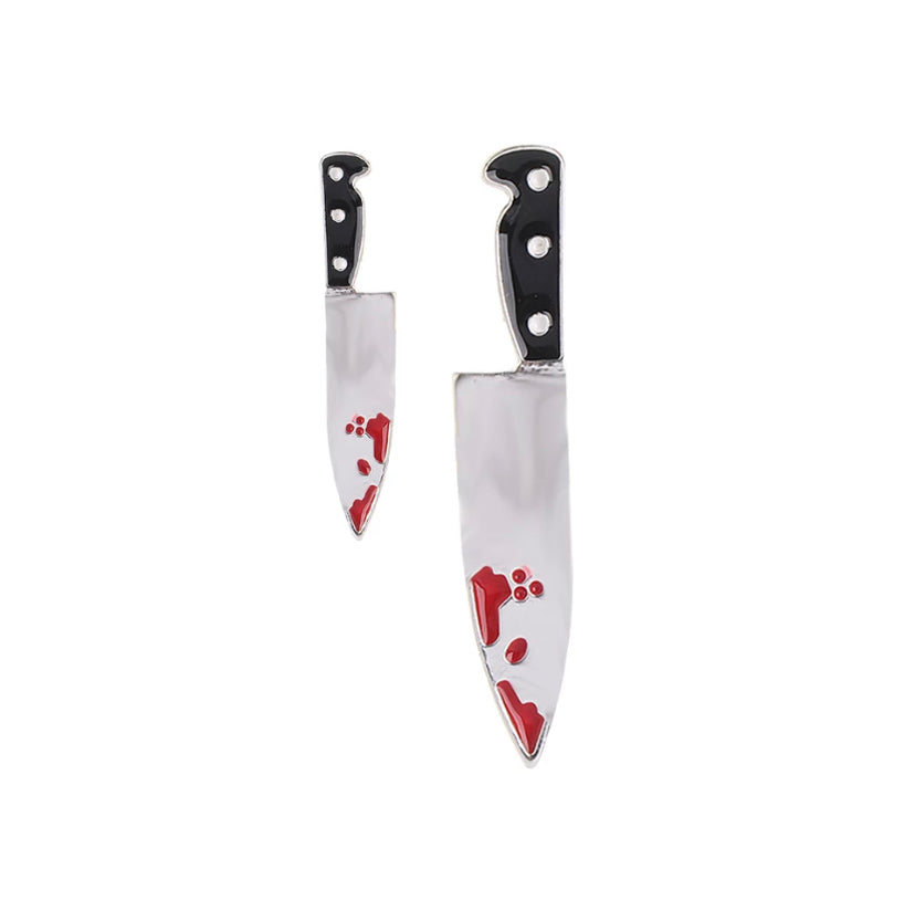 Knife earrings