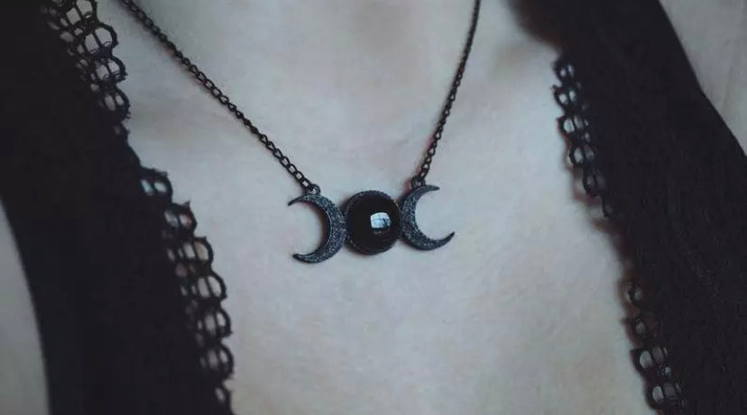 Black Moon Necklace