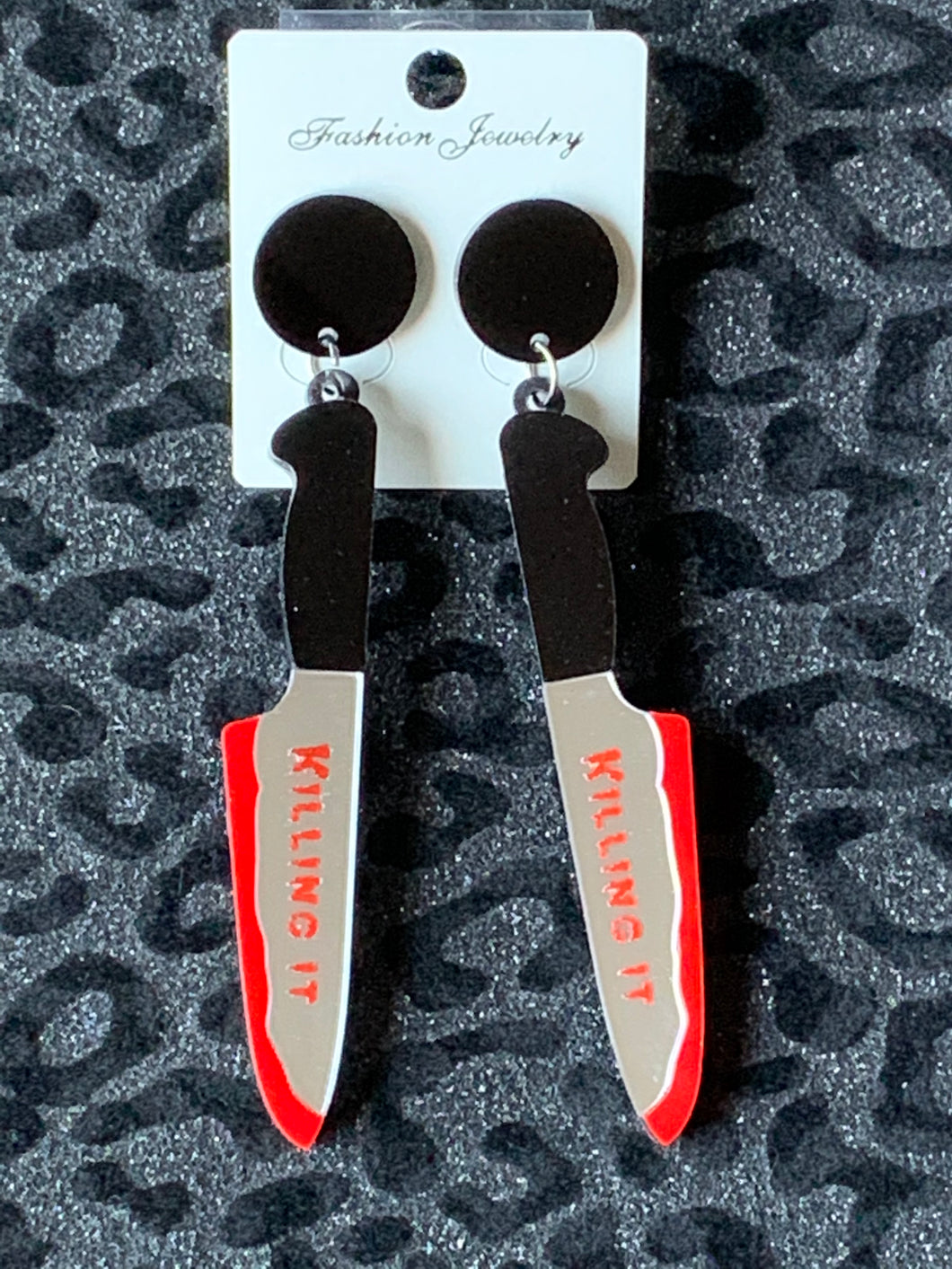 Horror Knife Earrings