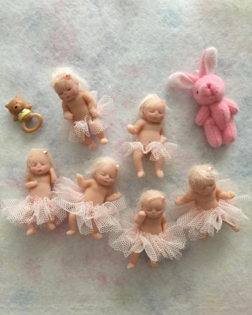 Miniature Ooak Baby Girls